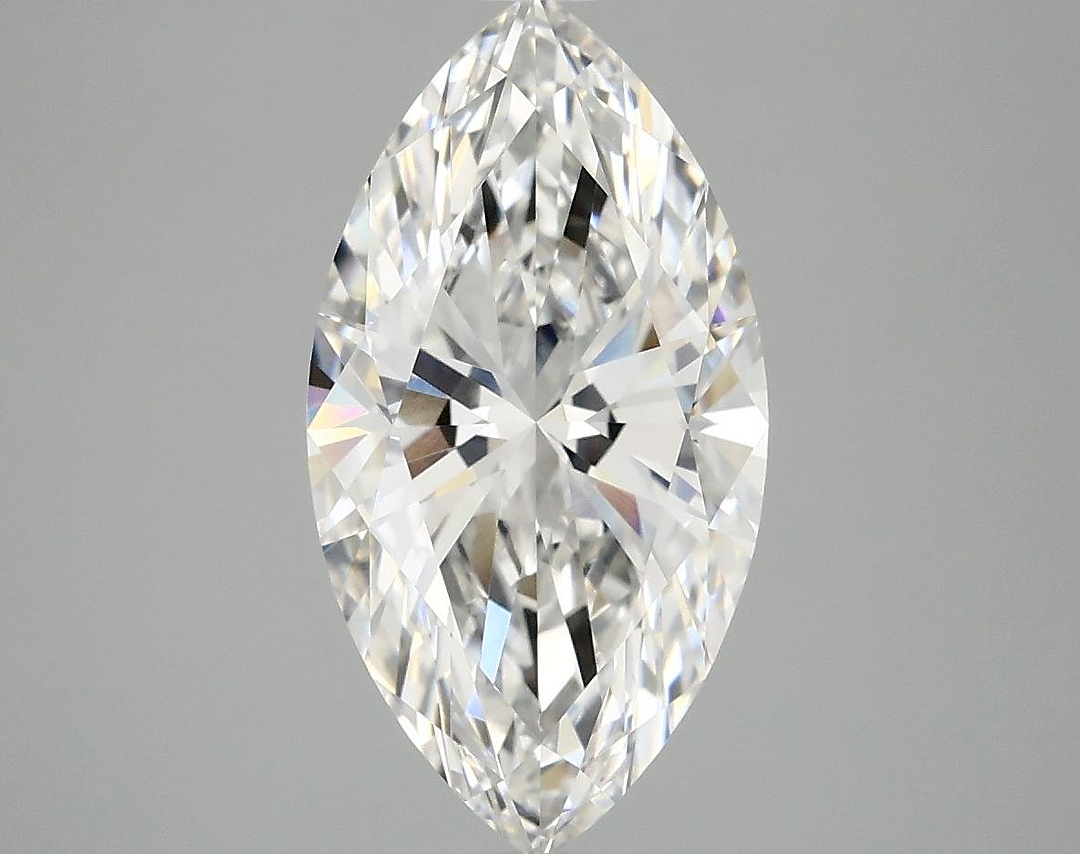 3.08 Carat Marquise Shaped Excellent Cut VVS2 IGI Certified Lab Grown Diamond