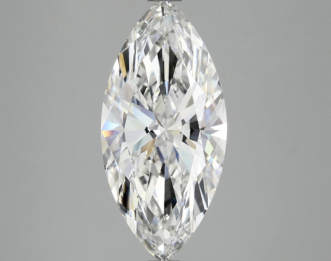 3.08 Carat Marquise Shaped Very Good Cut VVS2 IGI Certified Lab Grown Diamond