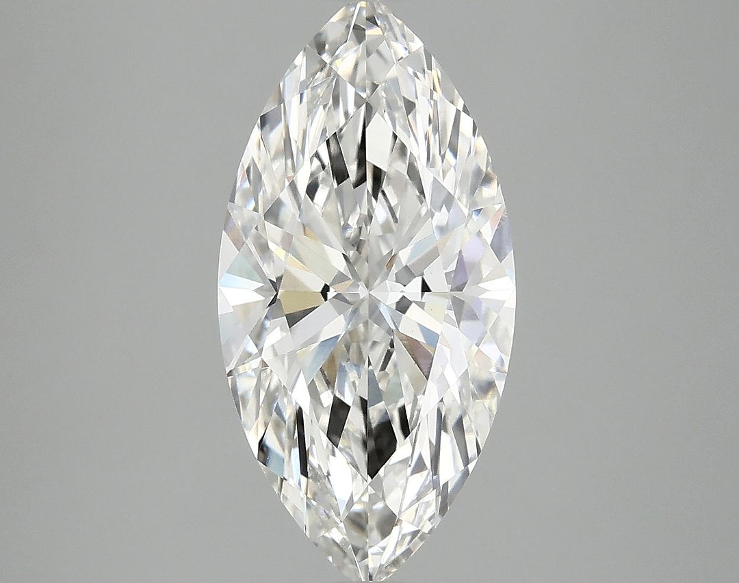 3.02 Carat Marquise Shaped Ideal Cut VVS2 IGI Certified Lab Grown Diamond