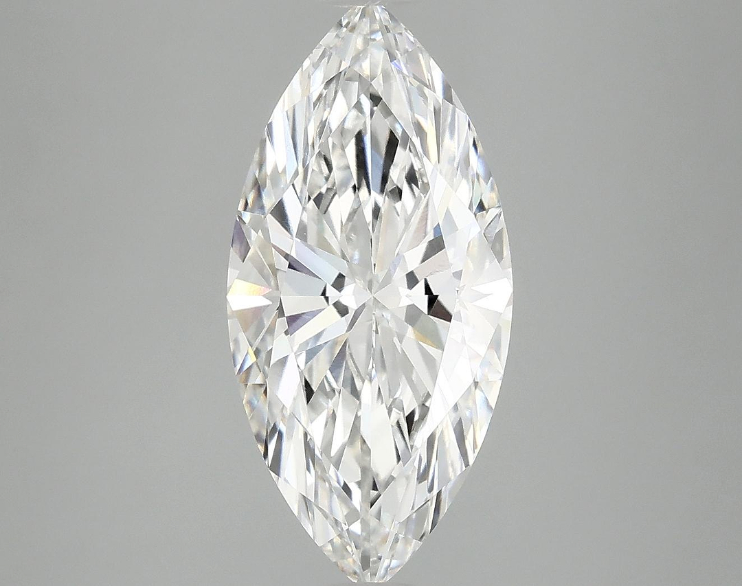 3.06 Carat Marquise Shaped Excellent Cut VVS2 IGI Certified Lab Grown Diamond