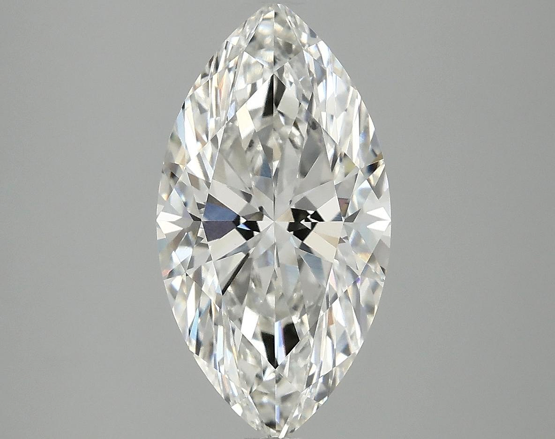 2.98 Carat Marquise Shaped Excellent Cut VVS2 IGI Certified Lab Grown Diamond