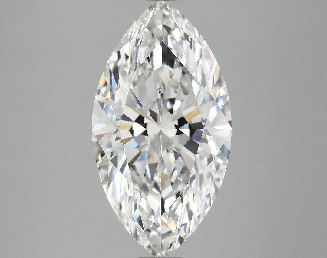 3.04 Carat Marquise Shaped Excellent Cut VVS2 IGI Certified Lab Grown Diamond