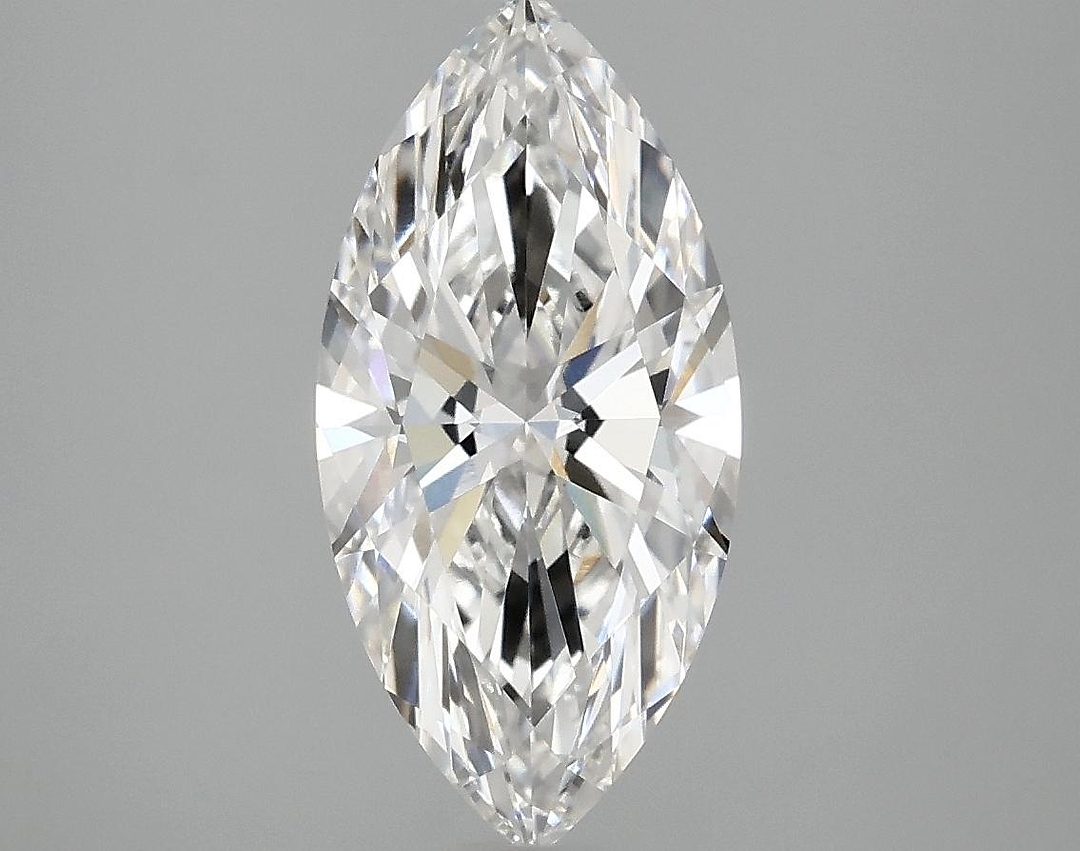 2.1 Carat Marquise Shaped Excellent Cut VVS2 IGI Certified Lab Grown Diamond