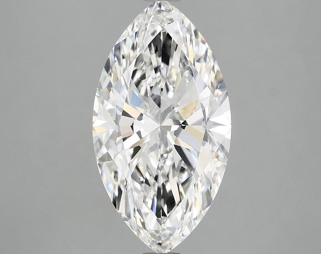 2.97 Carat Marquise Shaped Excellent Cut VVS2 IGI Certified Lab Grown Diamond