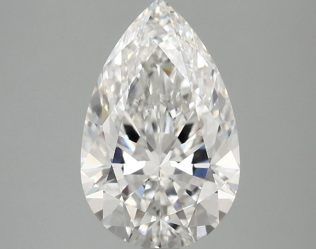 3.09 Carat Pear Shaped Ideal Cut VS1 IGI Certified Lab Grown Diamond