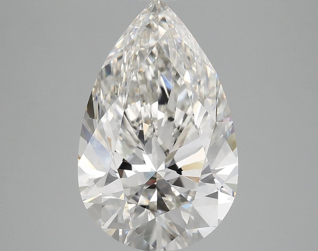 3.95 Carat Pear Shaped Ideal Cut VS1 IGI Certified Lab Grown Diamond