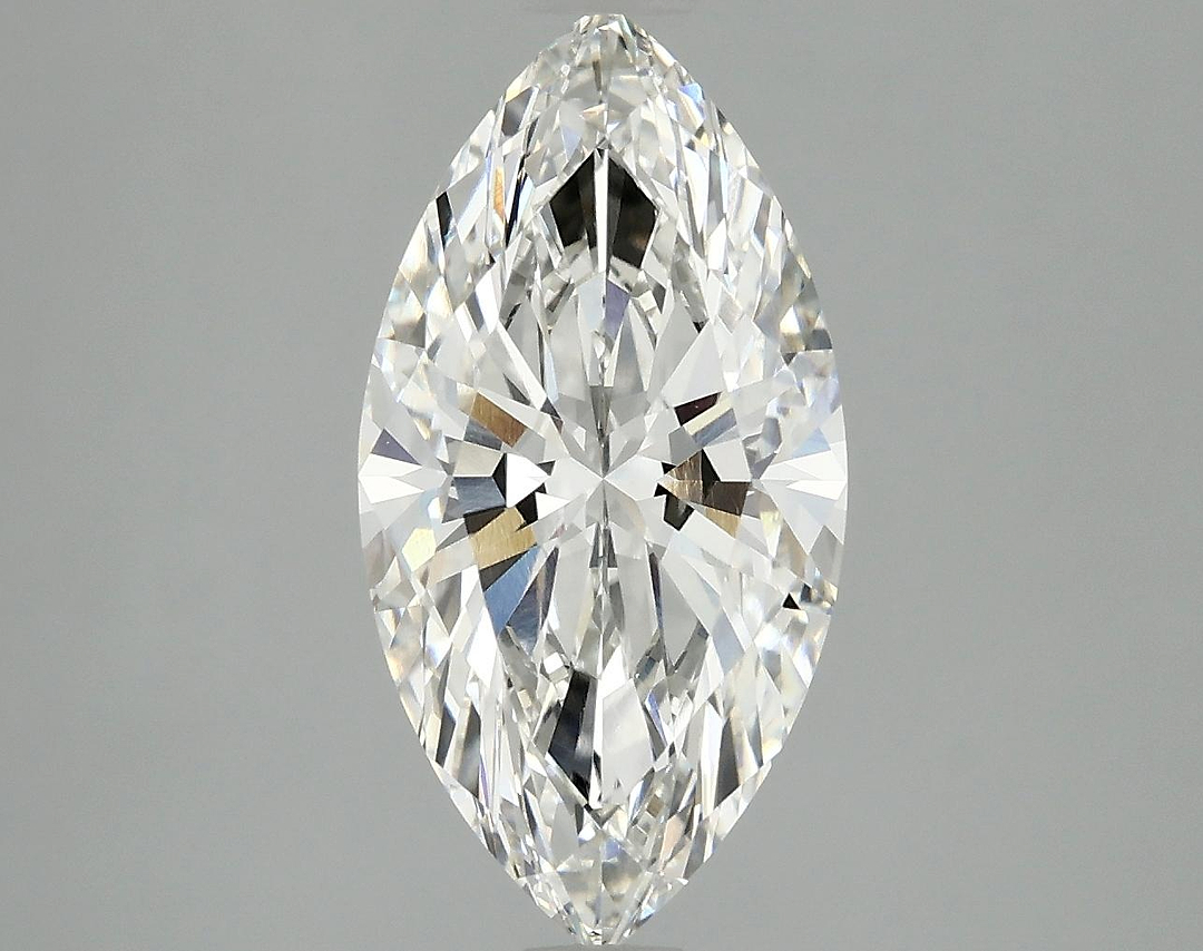 3.08 Carat Marquise Shaped Ideal Cut VVS2 IGI Certified Lab Grown Diamond