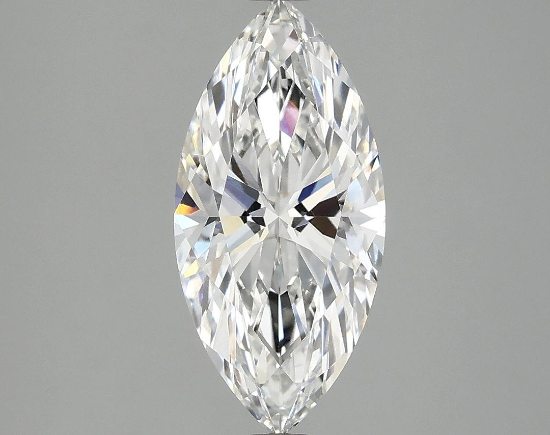 2.08 Carat Marquise Shaped Excellent Cut VVS2 IGI Certified Lab Grown Diamond