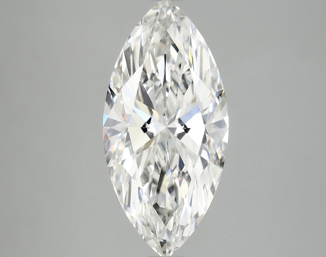 3.09 Carat Marquise Shaped Excellent Cut VVS2 IGI Certified Lab Grown Diamond