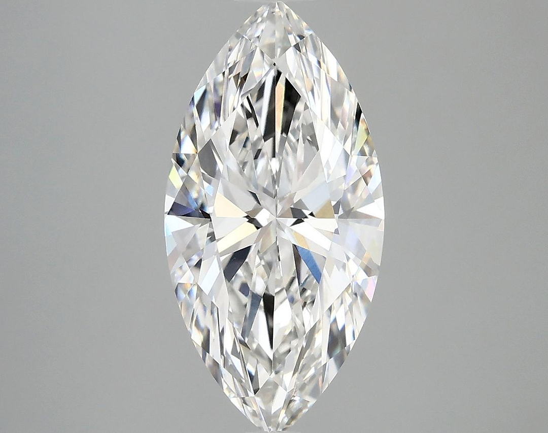 3.09 Carat Marquise Shaped Ideal Cut VVS2 IGI Certified Lab Grown Diamond