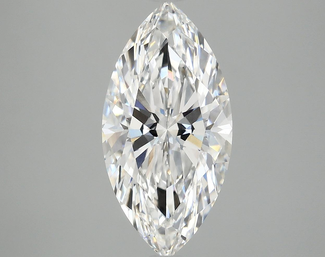 3.05 Carat Marquise Shaped Ideal Cut VVS2 IGI Certified Lab Grown Diamond