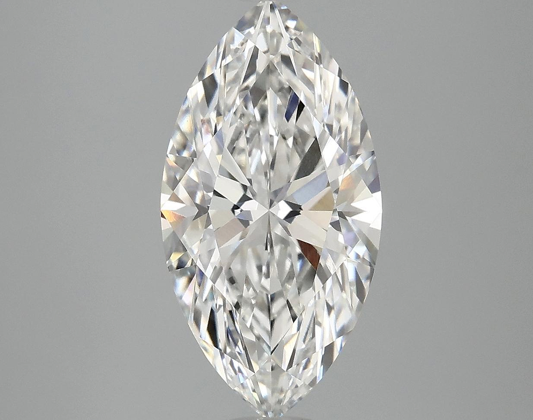 3.06 Carat Marquise Shaped Ideal Cut VVS2 IGI Certified Lab Grown Diamond