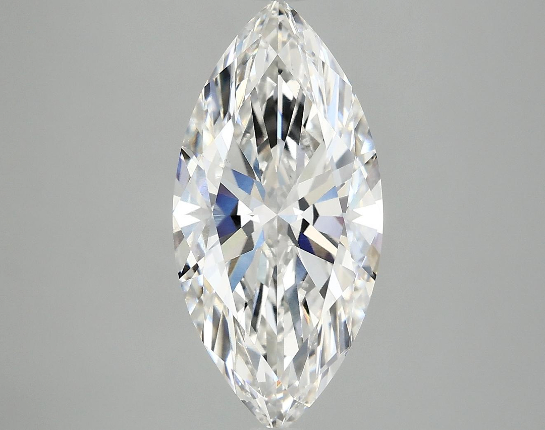 3.08 Carat Marquise Shaped Excellent Cut VVS2 IGI Certified Lab Grown Diamond