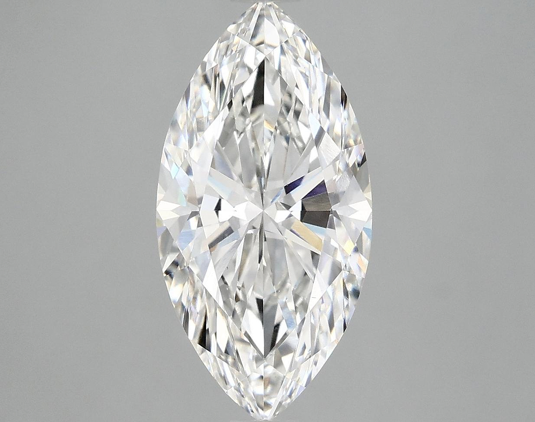 3.06 Carat Marquise Shaped Ideal Cut VVS2 IGI Certified Lab Grown Diamond