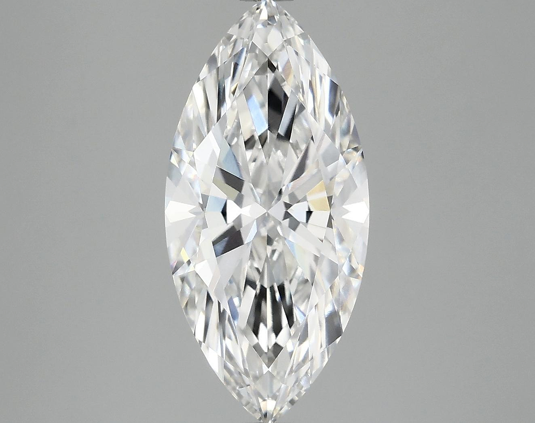 3.07 Carat Marquise Shaped Excellent Cut VVS2 IGI Certified Lab Grown Diamond