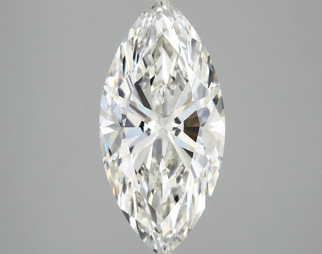 2.55 Carat Marquise Shaped Excellent Cut VVS2 IGI Certified Lab Grown Diamond
