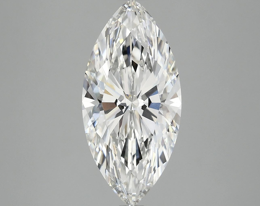 3.07 Carat Marquise Shaped Excellent Cut VVS2 IGI Certified Lab Grown Diamond