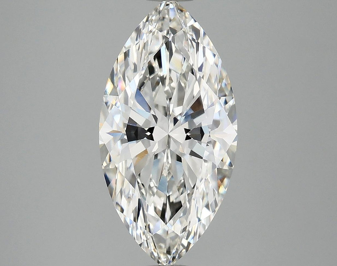 3.05 Carat Marquise Shaped Ideal Cut VVS2 IGI Certified Lab Grown Diamond