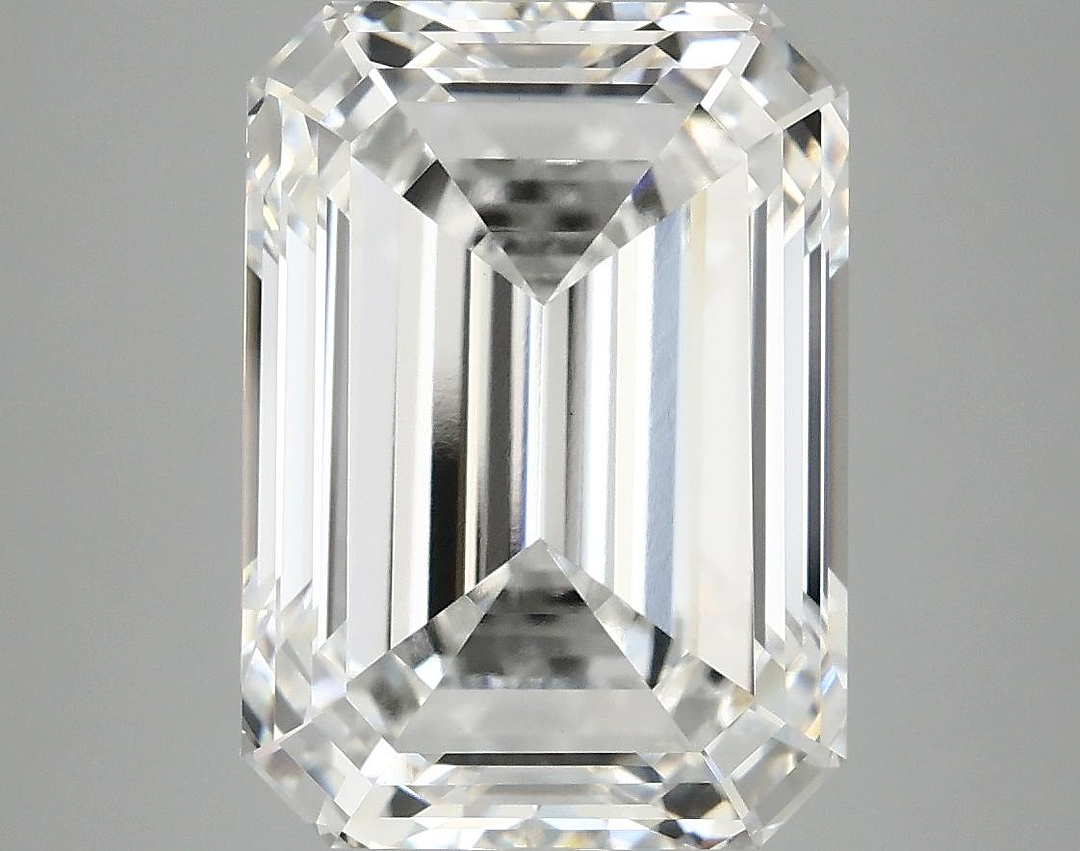 7.43 Carat Emerald Shaped Excellent Cut VVS2 IGI Certified Lab Grown Diamond