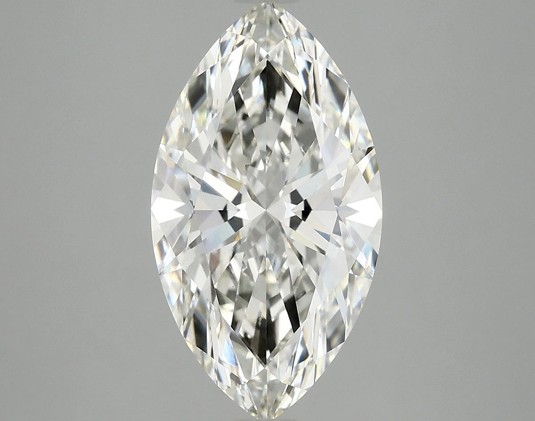 3.09 Carat Marquise Shaped Excellent Cut VVS2 IGI Certified Lab Grown Diamond