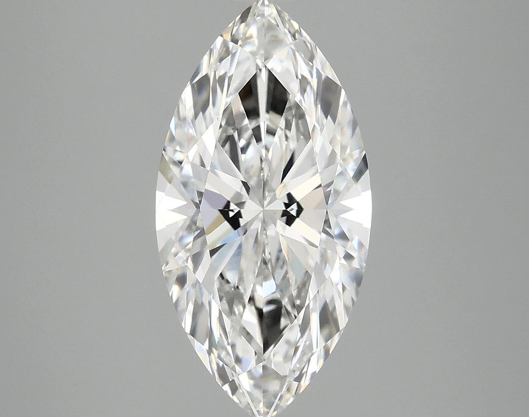 3.08 Carat Marquise Shaped Ideal Cut VVS2 IGI Certified Lab Grown Diamond