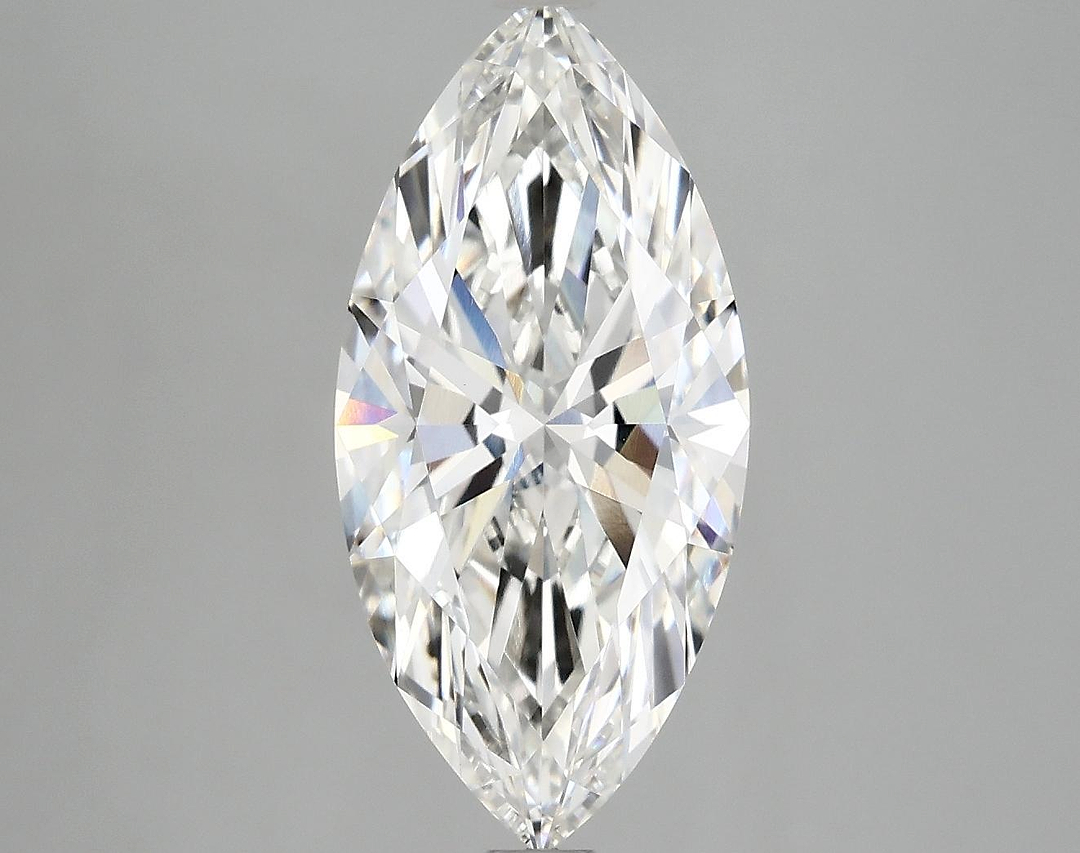 3.1 Carat Marquise Shaped Excellent Cut VVS2 IGI Certified Lab Grown Diamond