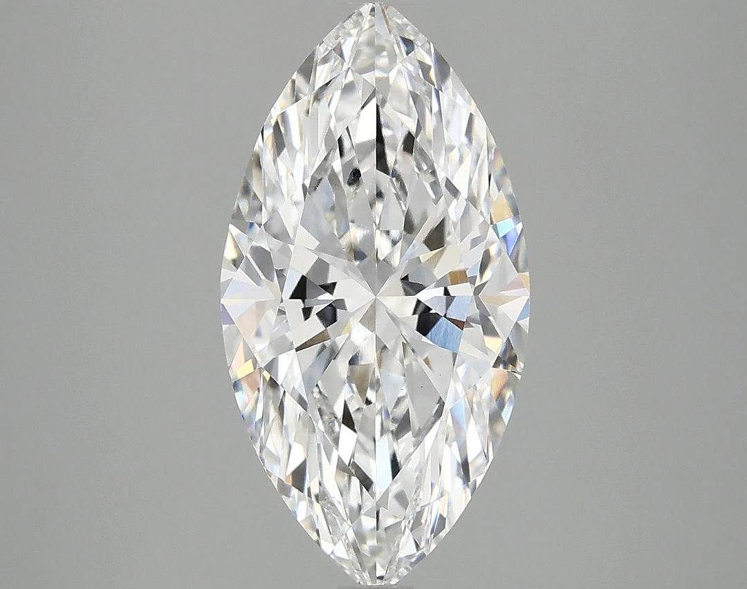3.08 Carat Marquise Shaped Ideal Cut VVS2 IGI Certified Lab Grown Diamond