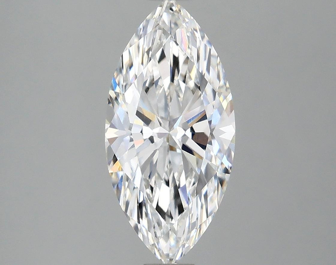 2.08 Carat Marquise Shaped Excellent Cut VVS2 IGI Certified Lab Grown Diamond