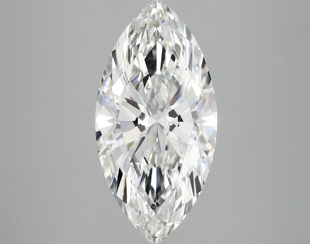 3.04 Carat Marquise Shaped Ideal Cut VVS2 IGI Certified Lab Grown Diamond