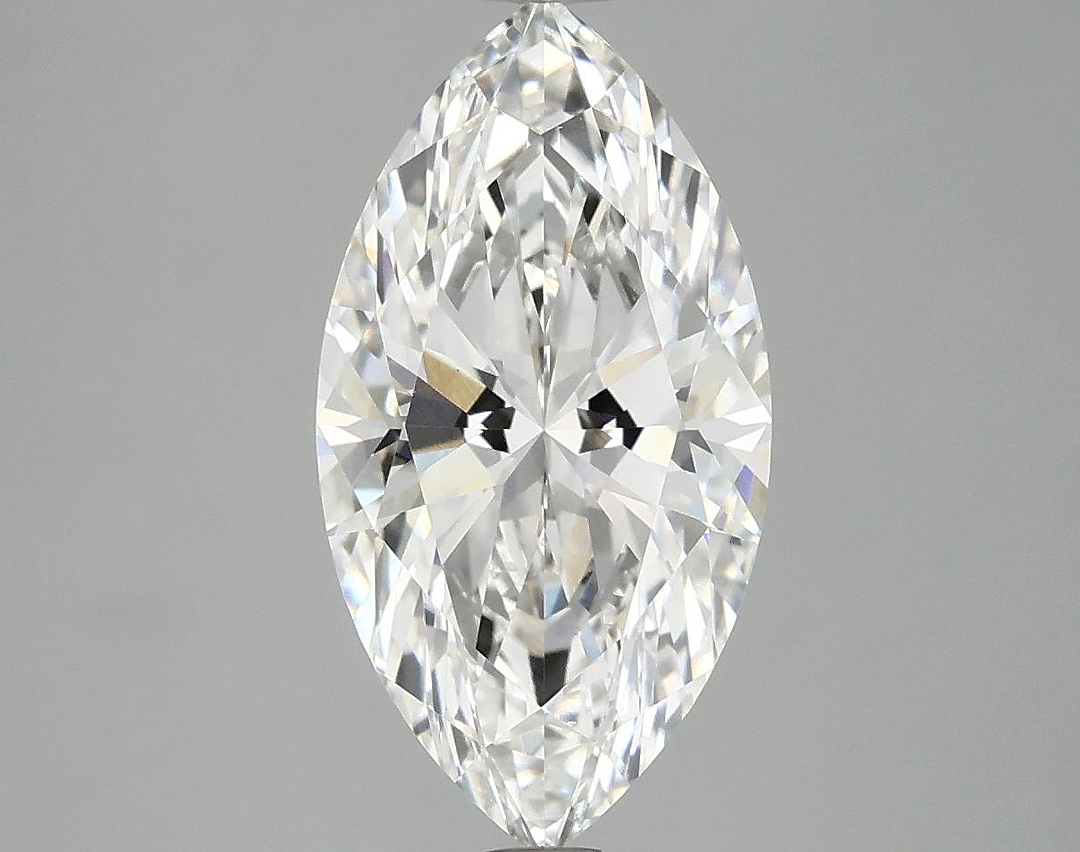 3.08 Carat Marquise Shaped Excellent Cut VVS2 IGI Certified Lab Grown Diamond