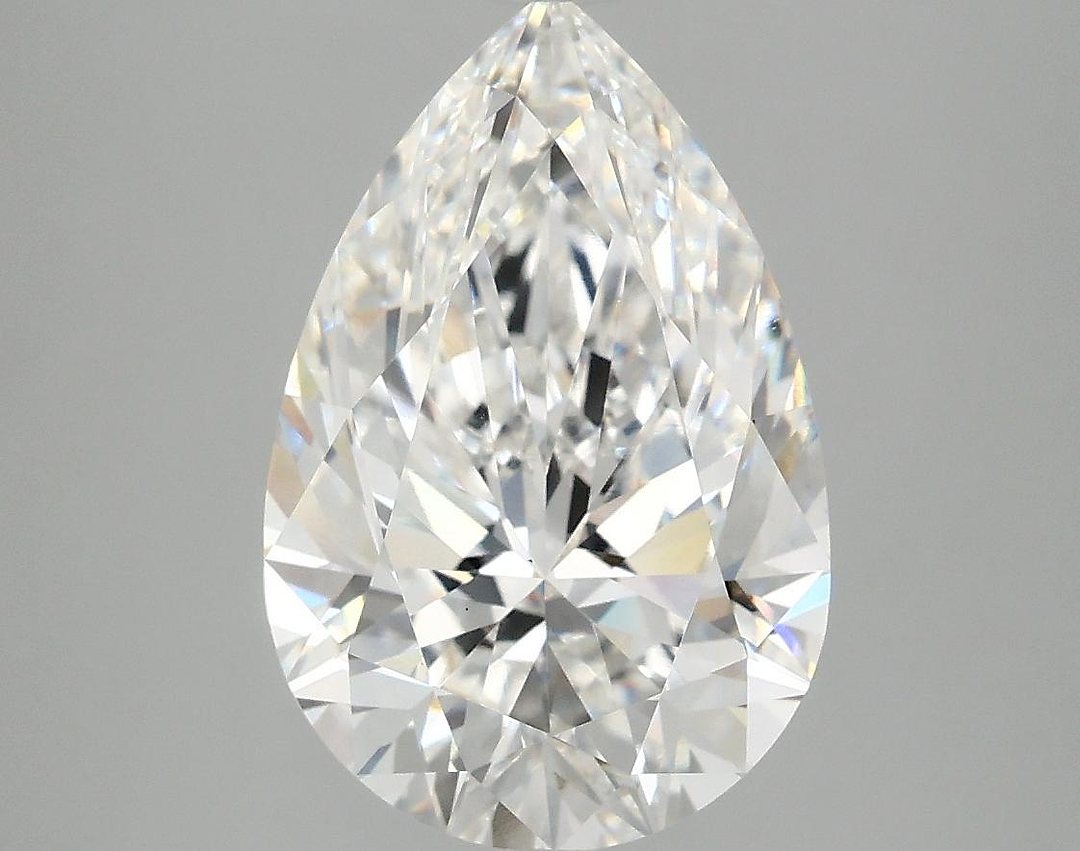 4.08 Carat Pear Shaped Excellent Cut VS1 IGI Certified Lab Grown Diamond
