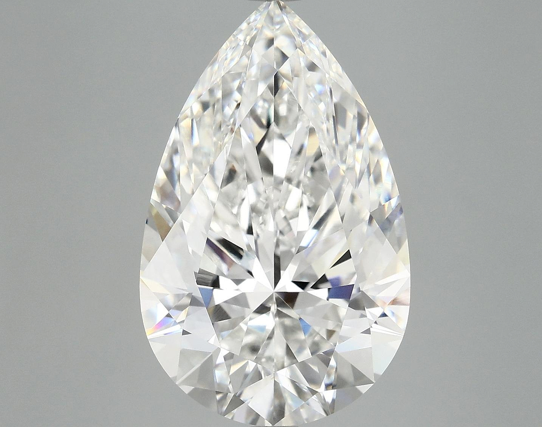 7.08 Carat Pear Shaped Ideal Cut VVS2 IGI Certified Lab Grown Diamond
