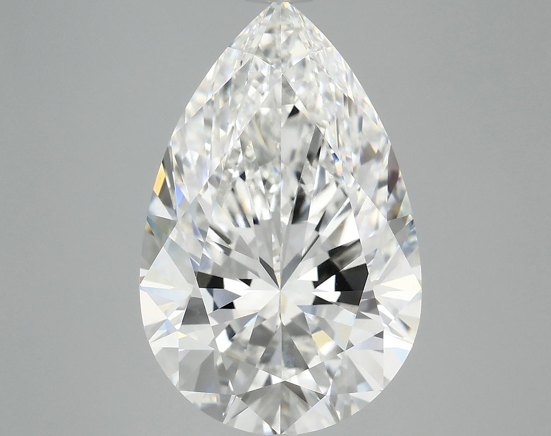7.25 Carat Pear Shaped Ideal Cut VVS2 IGI Certified Lab Grown Diamond