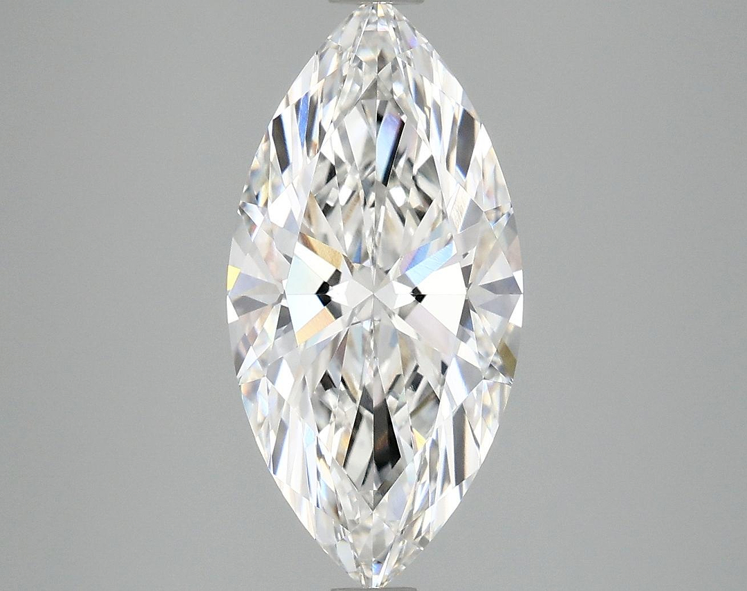 3.08 Carat Marquise Shaped Ideal Cut VVS2 IGI Certified Lab Grown Diamond