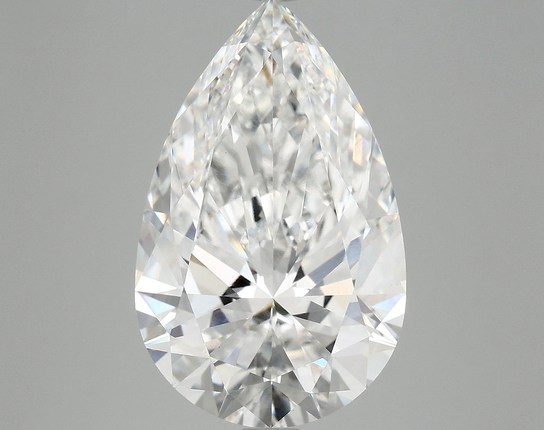 6.99 Carat Pear Shaped Ideal Cut VVS2 IGI Certified Lab Grown Diamond
