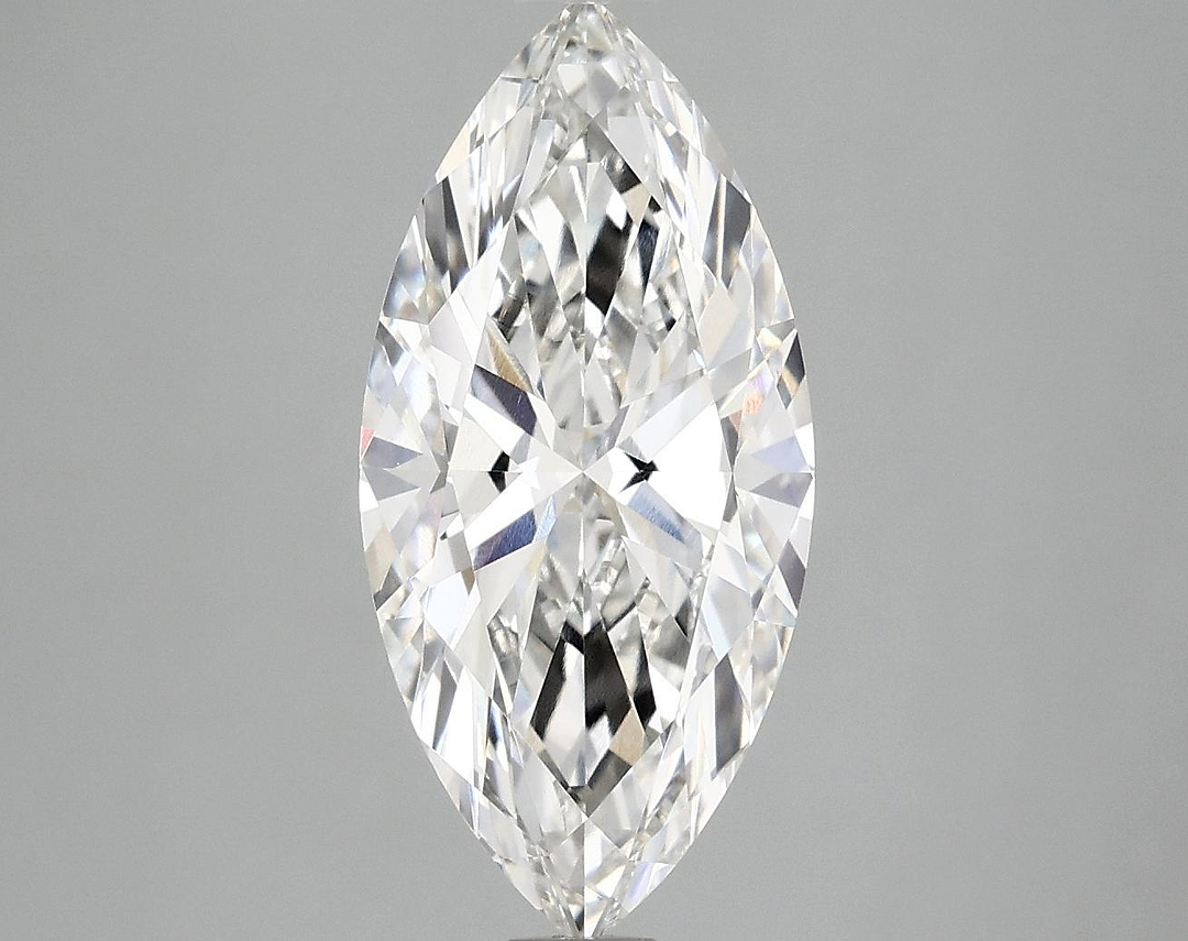 3.03 Carat Marquise Shaped Excellent Cut VVS2 IGI Certified Lab Grown Diamond
