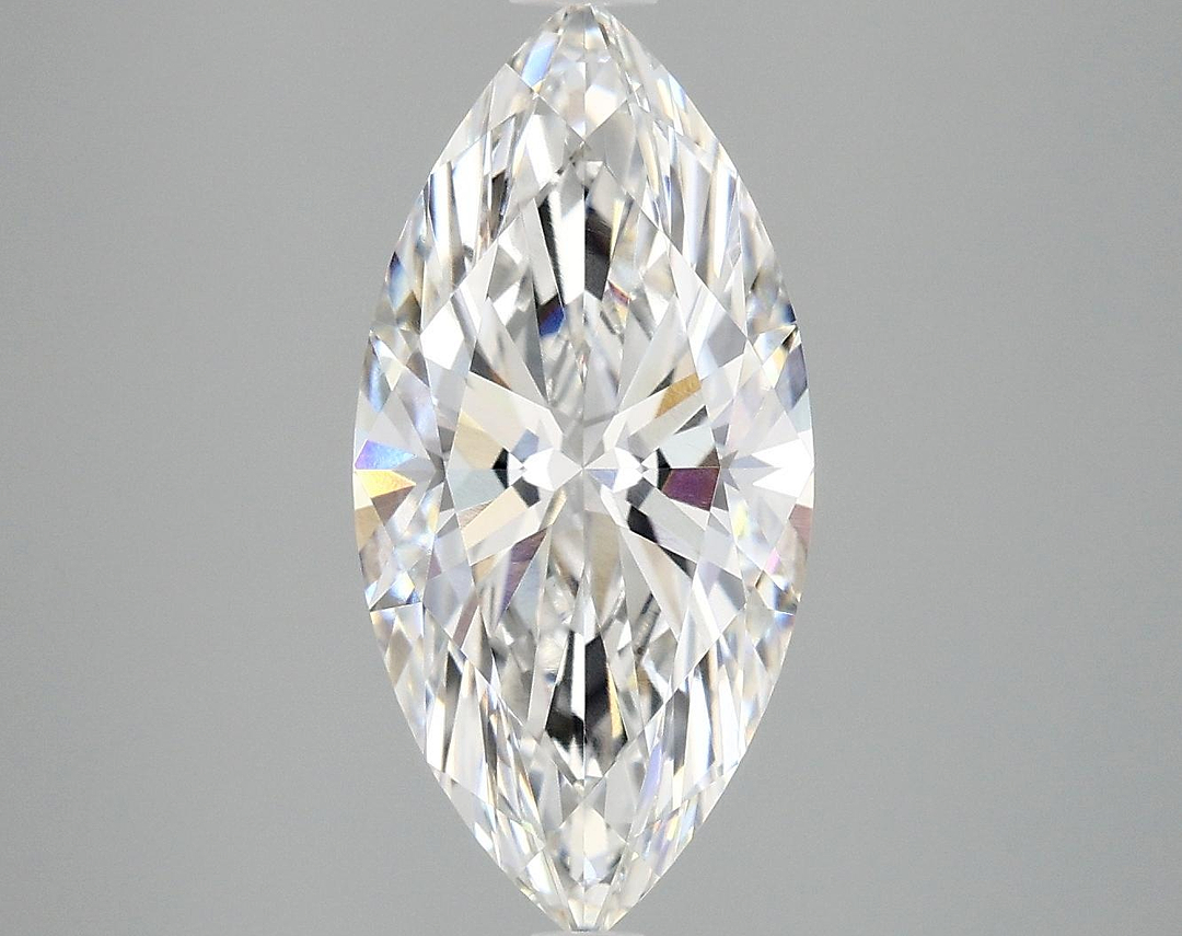 3.09 Carat Marquise Shaped Excellent Cut VVS2 IGI Certified Lab Grown Diamond