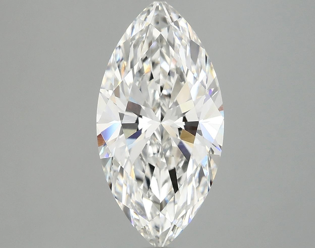 3.09 Carat Marquise Shaped Ideal Cut VVS2 IGI Certified Lab Grown Diamond