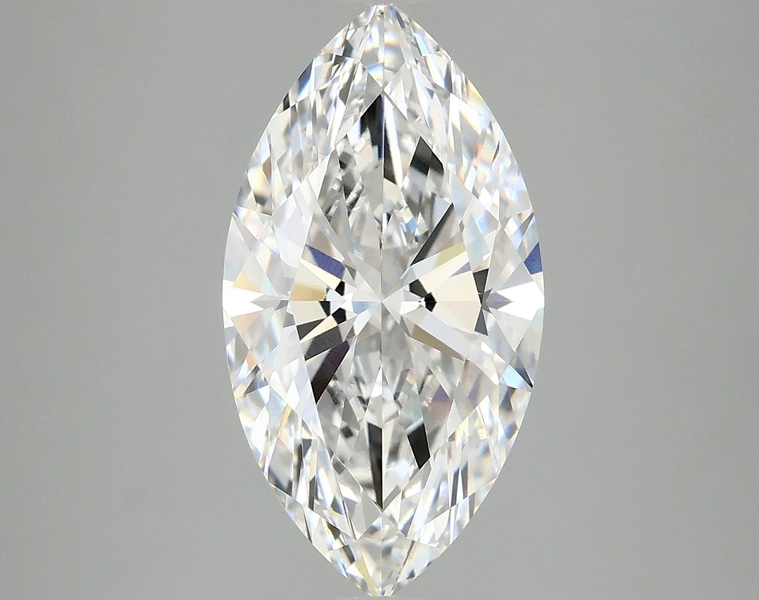 3.08 Carat Marquise Shaped Excellent Cut VVS2 IGI Certified Lab Grown Diamond