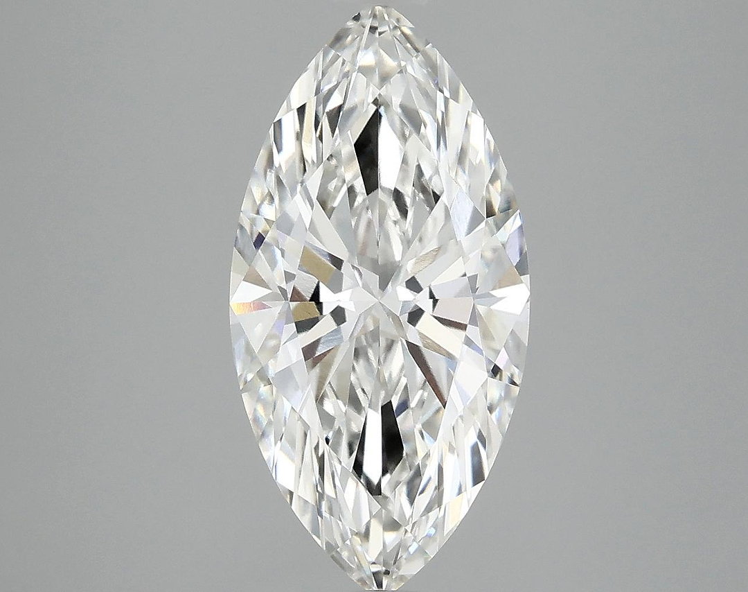 3.09 Carat Marquise Shaped Ideal Cut VVS2 IGI Certified Lab Grown Diamond