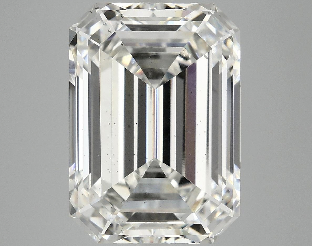 8.05 Carat Emerald Shaped Ideal Cut SI1 IGI Certified Lab Grown Diamond