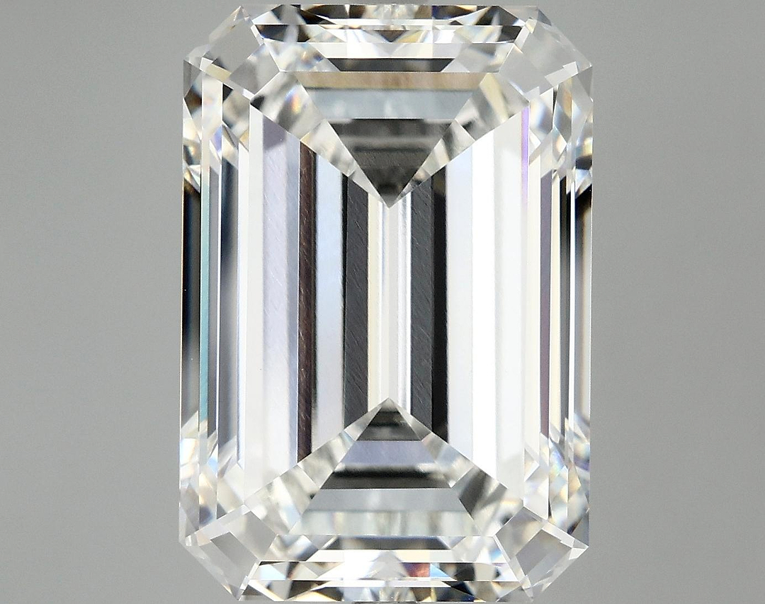 12.75 Carat Emerald Shaped Ideal Cut VVS2 IGI Certified Lab Grown Diamond