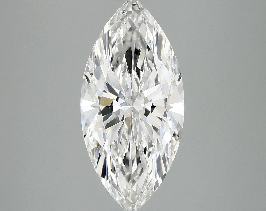 3.12 Carat Marquise Shaped Excellent Cut VVS2 IGI Certified Lab Grown Diamond