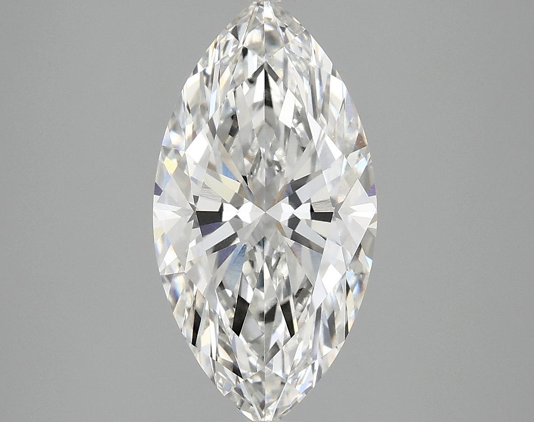 2.91 Carat Marquise Shaped Ideal Cut VVS2 IGI Certified Lab Grown Diamond
