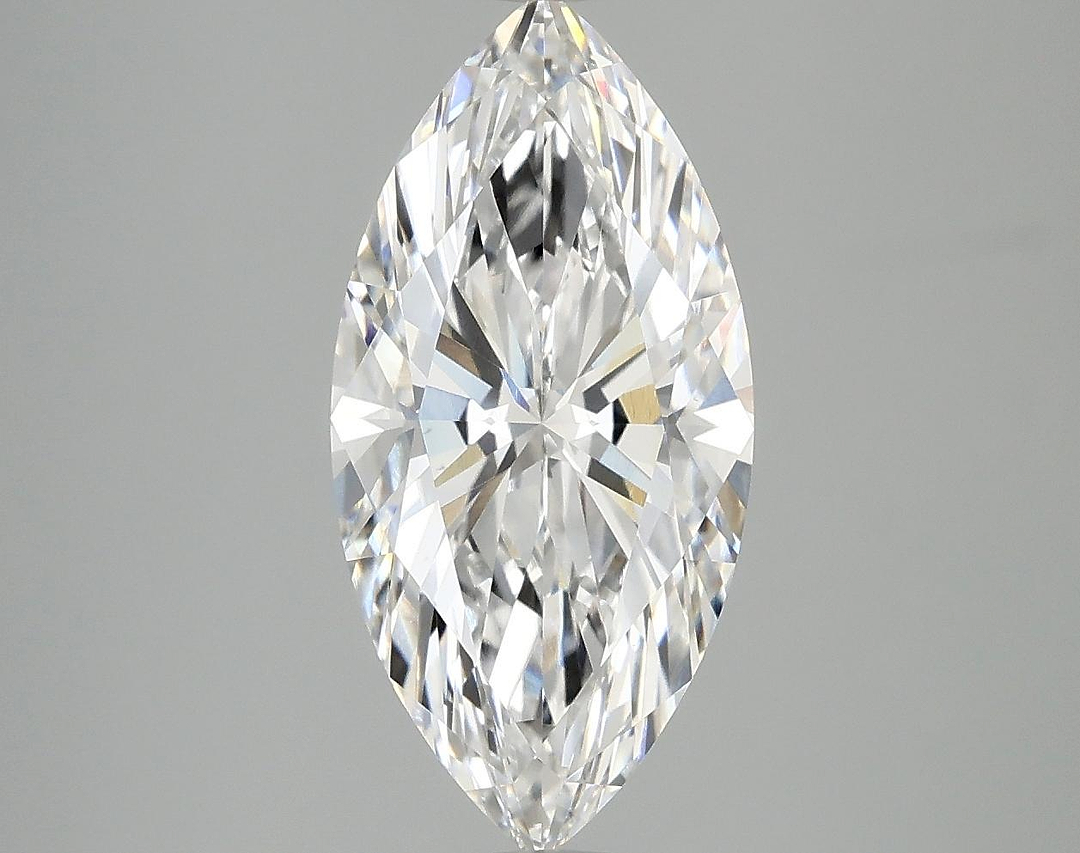 3.05 Carat Marquise Shaped Excellent Cut VVS2 IGI Certified Lab Grown Diamond
