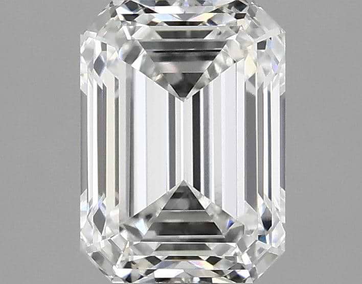 2.05 Carat Emerald Shaped Excellent Cut VVS2 IGI Certified Lab Grown Diamond
