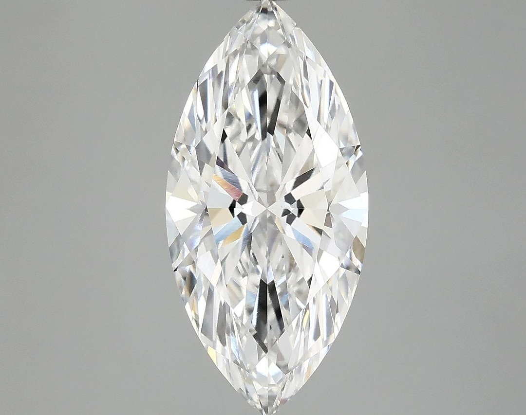 3.06 Carat Marquise Shaped Excellent Cut VVS2 IGI Certified Lab Grown Diamond