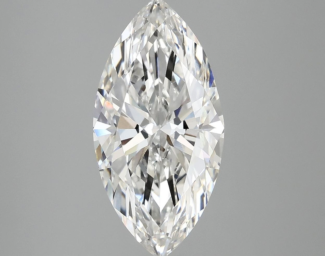 3.01 Carat Marquise Shaped Ideal Cut VVS2 IGI Certified Lab Grown Diamond