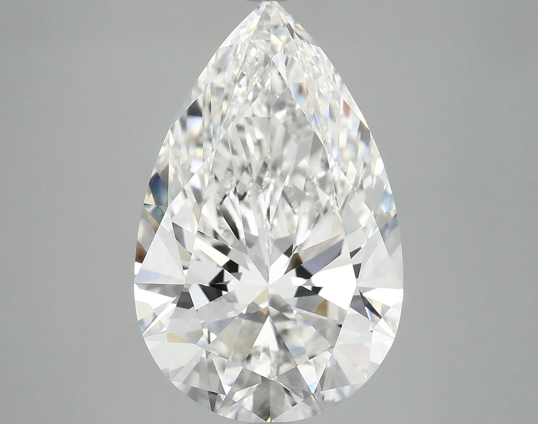 6.35 Carat Pear Shaped Ideal Cut VVS2 IGI Certified Lab Grown Diamond