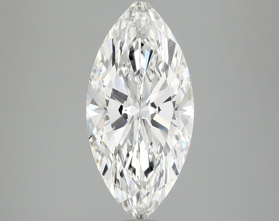 3.05 Carat Marquise Shaped Excellent Cut VVS2 IGI Certified Lab Grown Diamond